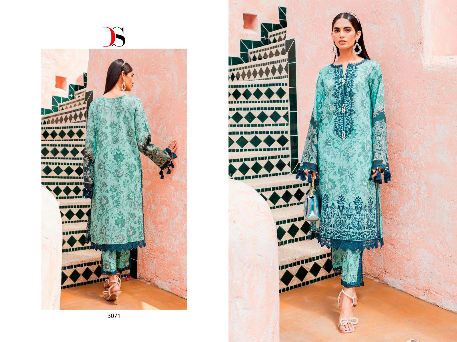 Firdous Flora By Deepsy 3071-3078 Pakistani Suit Catalog